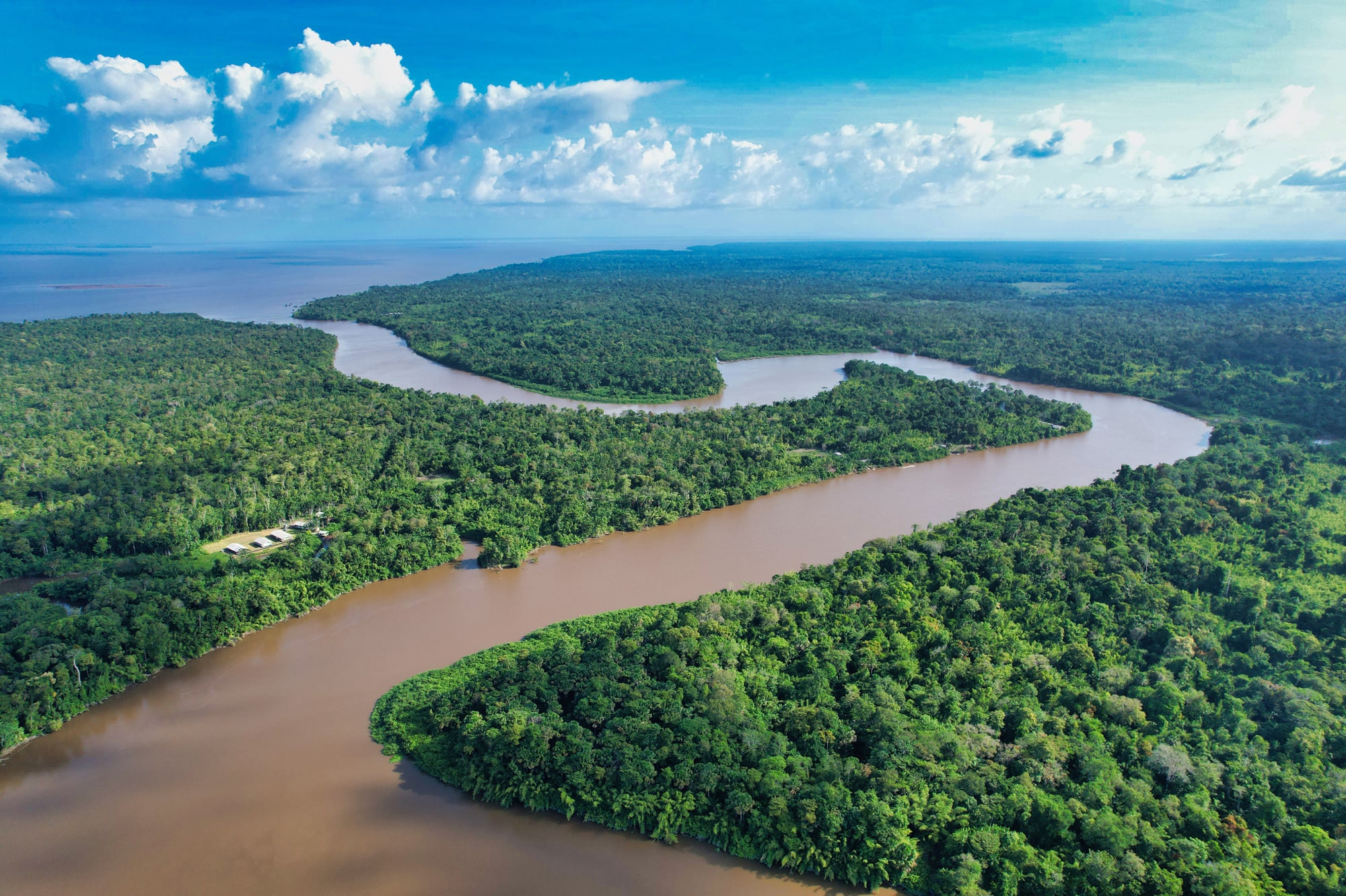 Foto: Imagem aérea da Amazônia 